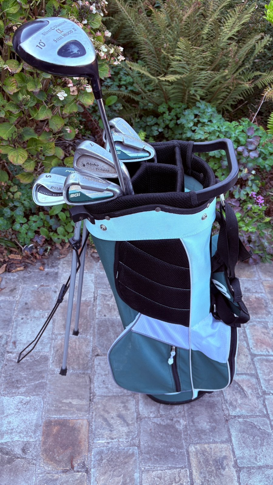 Sac de golf Wilson avec clubs, Enlèvement, Utilisé, Autres types, Autres marques