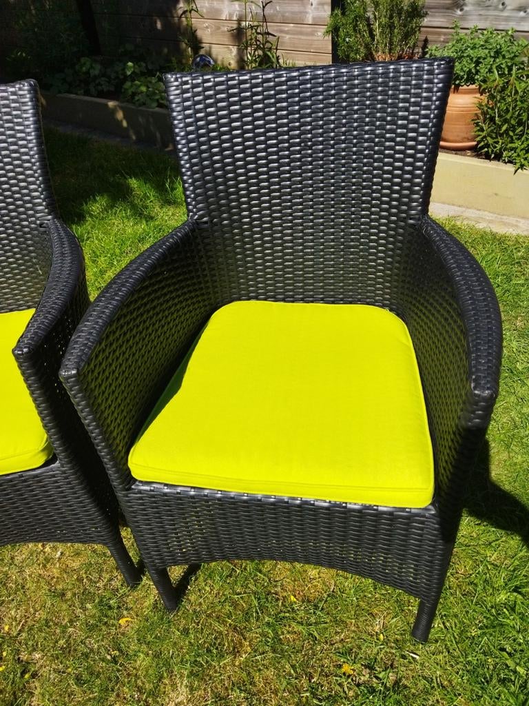 Terras stoelen, Jardin & Terrasse, Chaises de jardin, Enlèvement, Comme neuf, Rotin