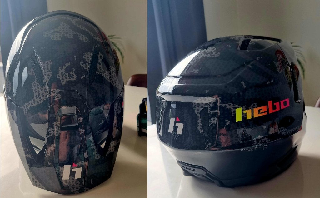 Hebo zone pro met bril, Motoren, Verzenden, XXL, Offroadhelm, Heren