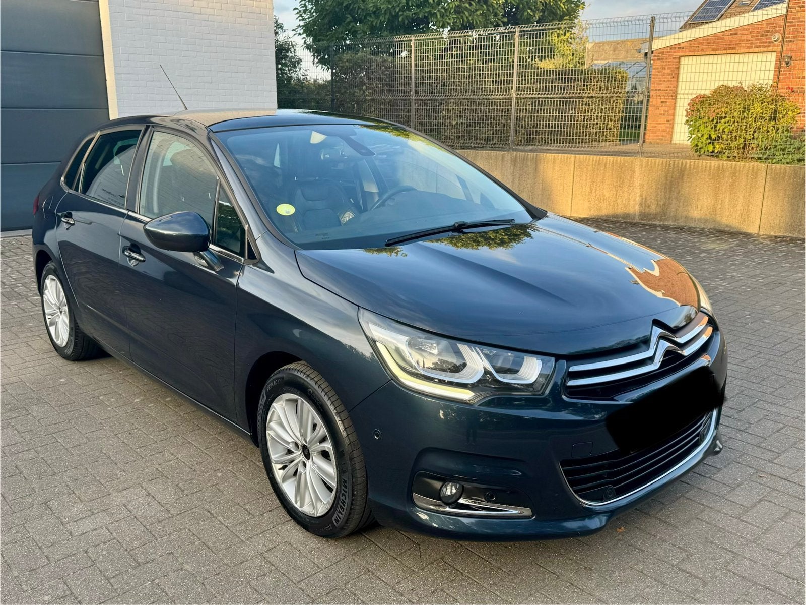 Citroen C4 1.6HDI 199000 km 7/2015 EURO5b, Auto's, Voorwielaandrijving, Zwart, 4 cilinders, Blauw
