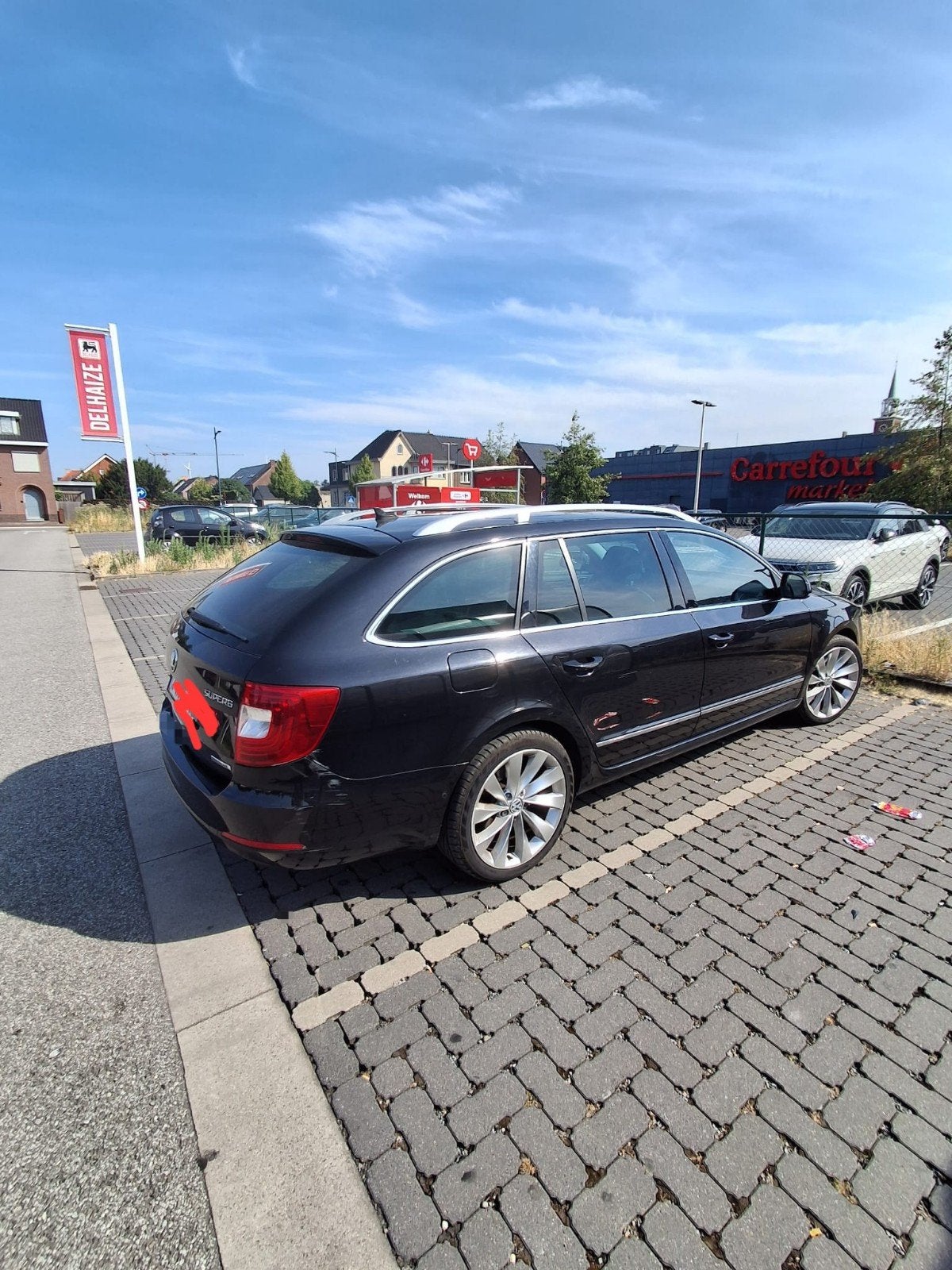 skoda superb 2015  full option, Autos, Skoda, Cuir, Euro 5, Boîte manuelle, Noir