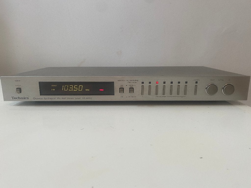 Technics ST-8055 Quartz Synthesizer Stereo Tuner, Audio, Tv en Foto, Tuners, Ophalen of Verzenden, Zo goed als nieuw