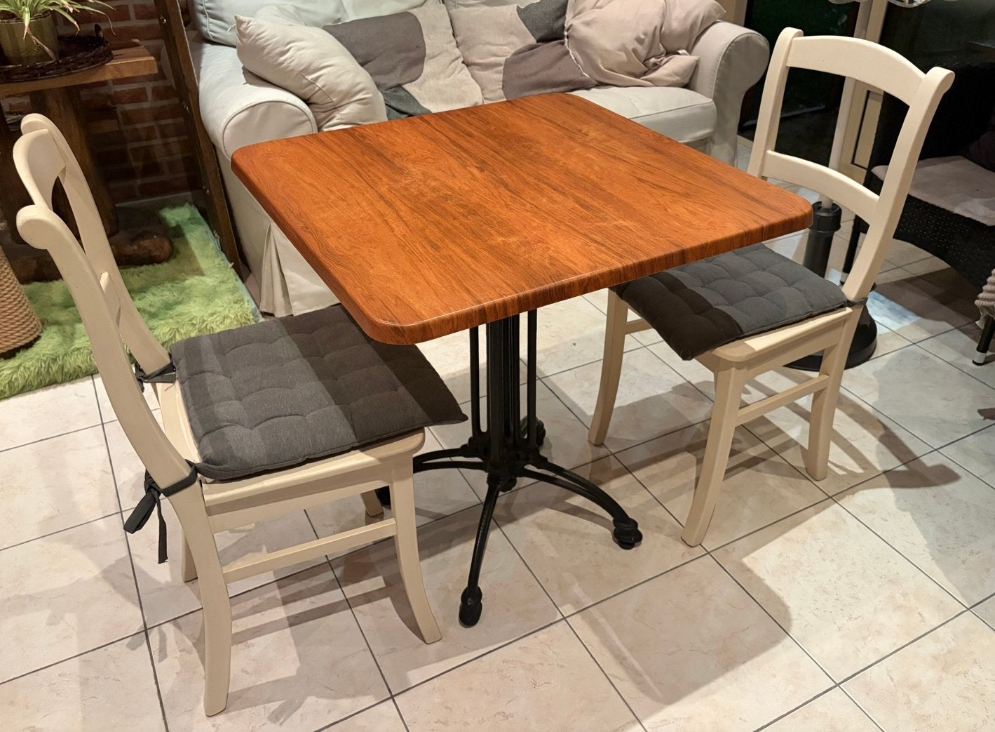 Bistro tafeltje met 2 stoelen, Tuin en Terras, Tuinsets en Loungesets, Ophalen, Gebruikt