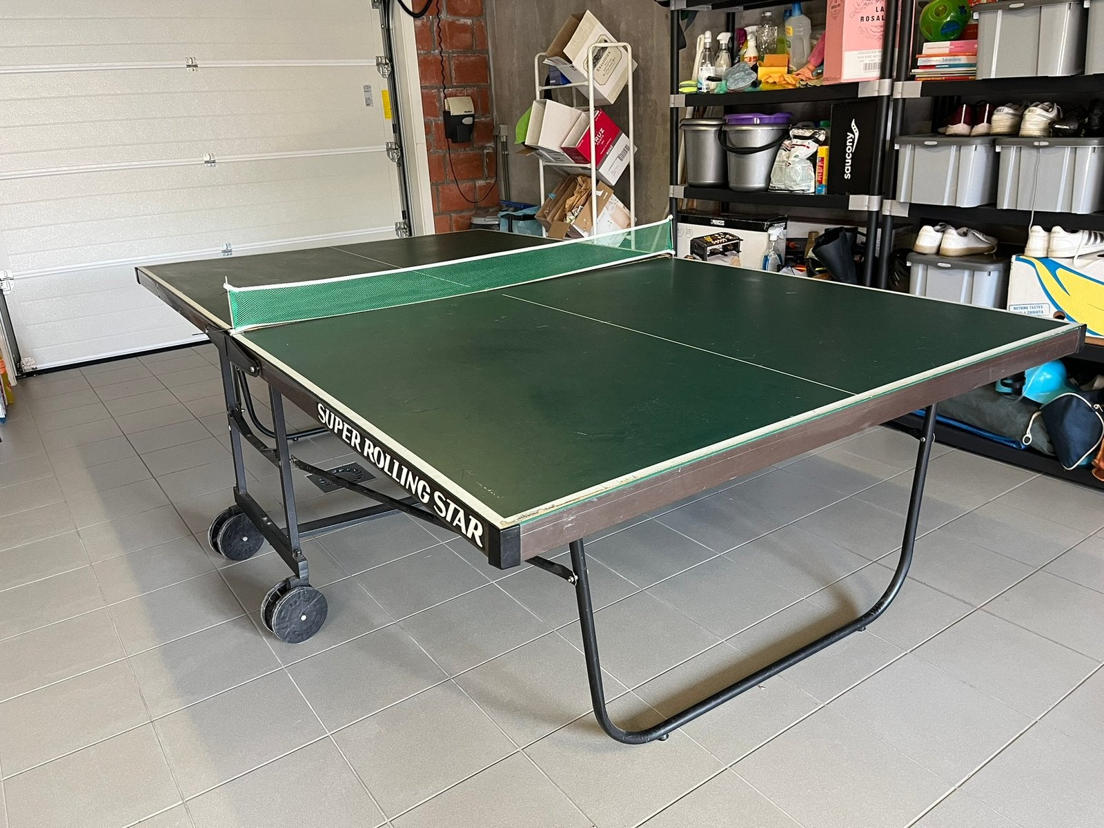 PIngpongtafel, Sports & Fitness, Enlèvement, Utilisé, Table d'intérieur, Pliante