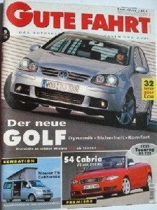 Gute Fahrt 09/03 Audi S4/VW Käfer Última Edición/Golf, Livres, Envoi, Comme neuf, Volkswagen