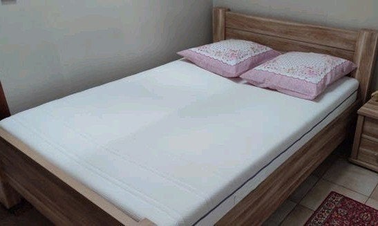 Bed +lattenbodems.140/200, Enlèvement, Comme neuf, Deux personnes