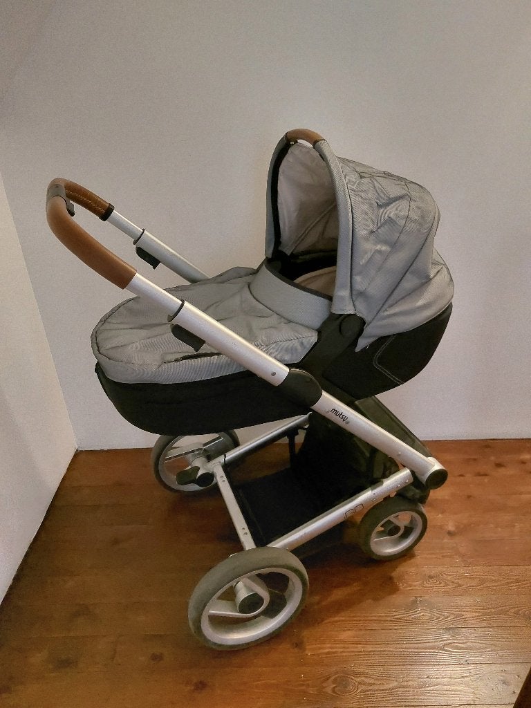 Poussette avec poussette, Poussette combi, Voiture duo, Enlèvement, Utilisé