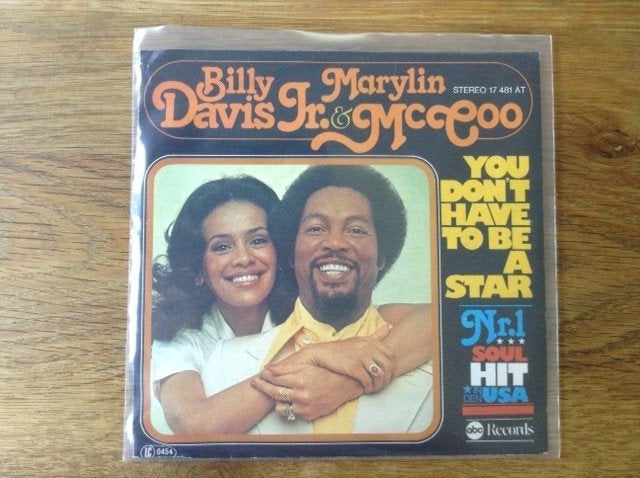 single billy davis jr. & marilyn mccoo, CD & DVD, Vinyles Singles, 7 inch, Housse de protection extérieure, R&B et Soul, Enlèvement ou Envoi