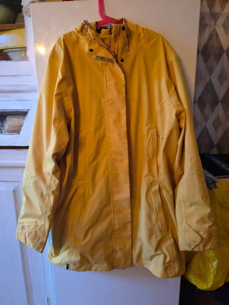 Regenjas dames, Ophalen, Tribord, Geel, Maat 42/44 (L)