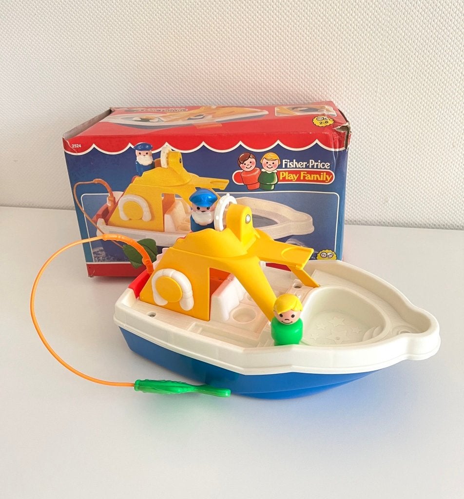 Bateau de plaisance Play Familly Fisher-Price - 1989, Enfants & Bébés, Jouets | Fisher-Price, Enlèvement ou Envoi, Aucun, Set de jeu