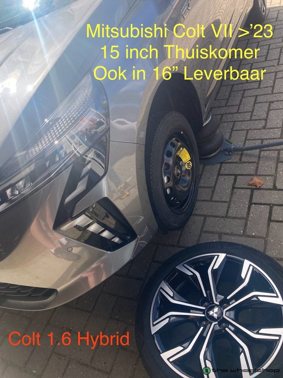 Reservewiel Thuiskomer Mitsubishi Spacestar Colt Grandis ASX, Autos : Pièces & Accessoires, Pneus & Jantes, Pneus et Jantes, Véhicule de tourisme