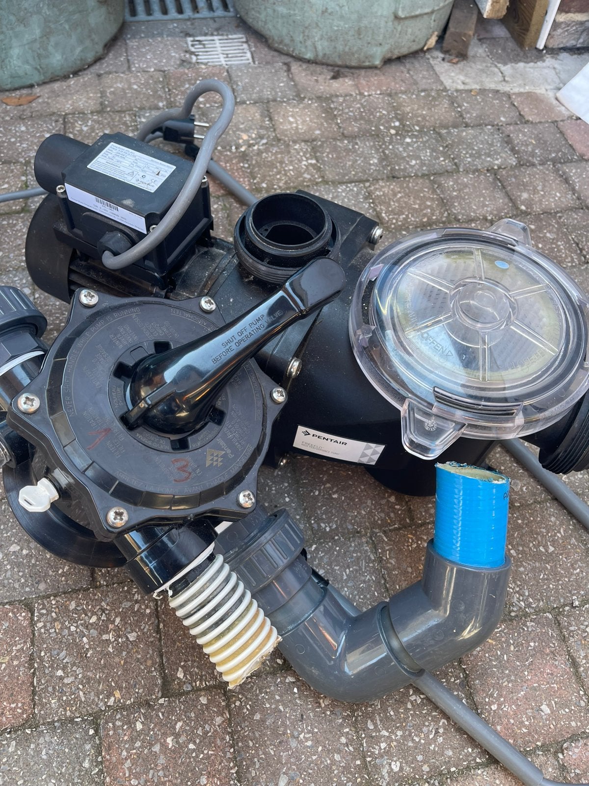 Pomp voor zwembad of jacuzzi., Tuin en Terras, Ophalen, Gebruikt, Zwembadpomp