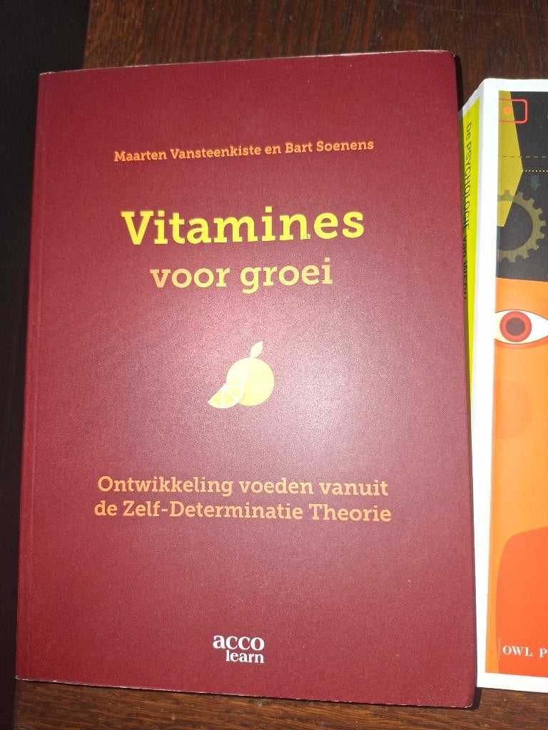 Vitamines voor groei - Vansteenkiste & Soenens, Boeken, Ophalen, Gelezen, Hoger Onderwijs, Maarten Vansteenkiste, Bart Soenens