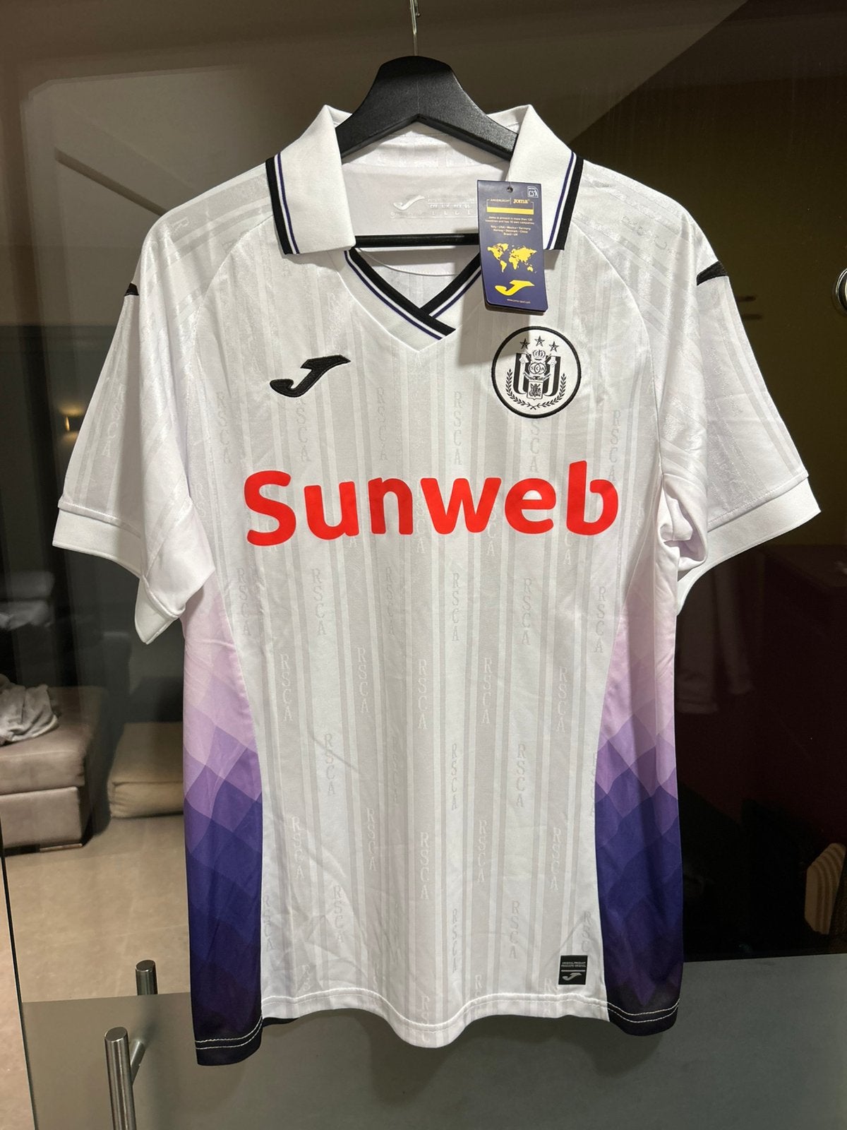 Maillot RSC Anderlechr 2025 2026, Sport en Fitness, Maat L, Ophalen of Verzenden, Nieuw, Shirt