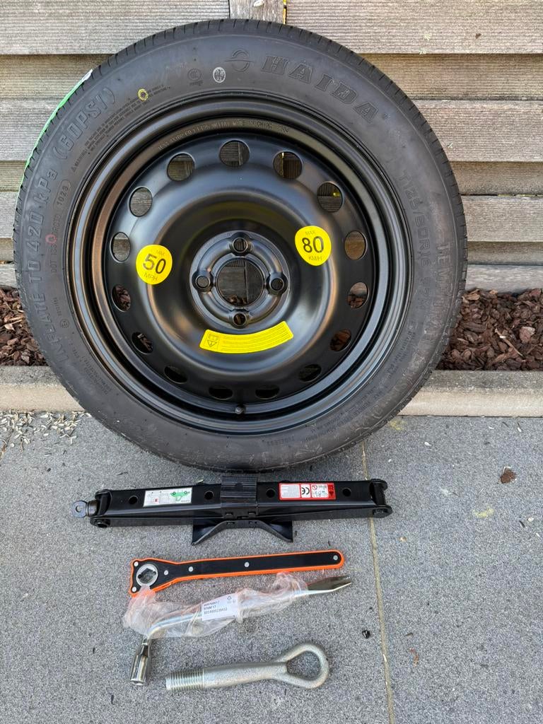Nouvelle roue de secours NPK 125/80 R16, Autos : Pièces & Accessoires, Pneus & Jantes, Neuf, Pneus et Jantes, 16 pouces, Véhicule de tourisme