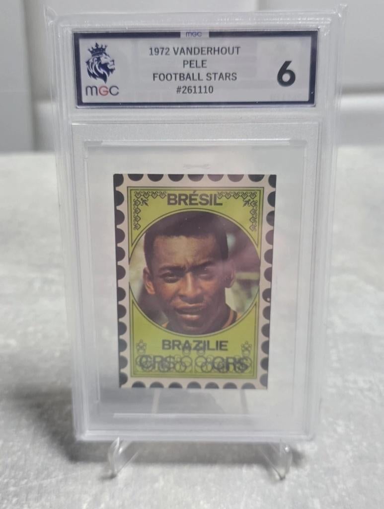 NO Panini+Pelé Mexico 70+NO PSA+Vanderhout, Enlèvement ou Envoi, Comme neuf, Affiche, Image ou Autocollant