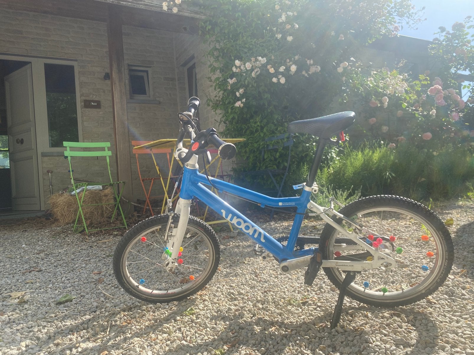 Woom bike 3 (blauw), Vélos & Vélomoteurs, Enlèvement, Comme neuf