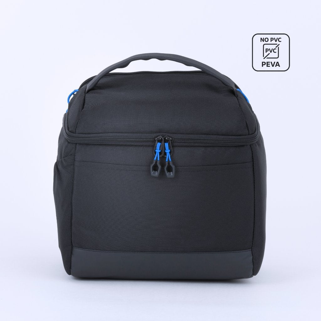 Zwarte lunchtas van 10 liter inhoud, Caravanes & Camping, Glacières, Enlèvement ou Envoi, Neuf, Sac isotherme