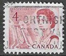 Canada 1967/1972 - Yvert 381 - Koningin Elisabeth II (ST), Verzenden, Gestempeld