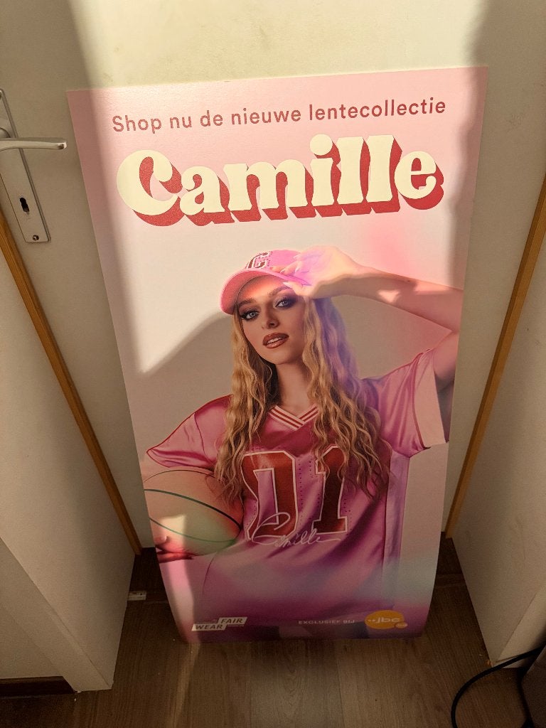 Camille plakaat, Ophalen, 1980 tot heden, Foto, Zo goed als nieuw