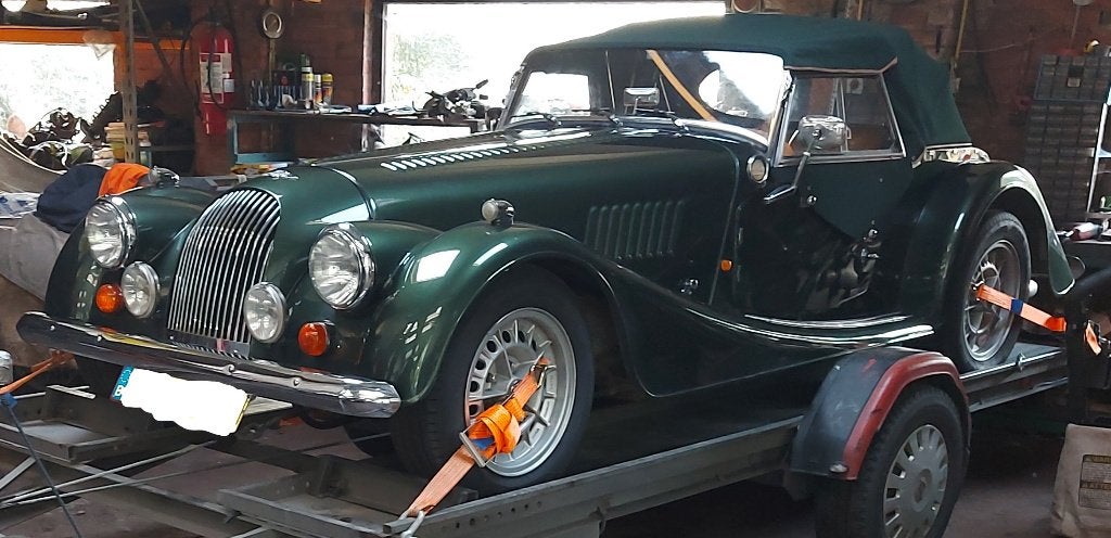 Morgan +8 1993 ( ongeval wagen), Autos, Cuir, Achat, Beige, 3900 cm³