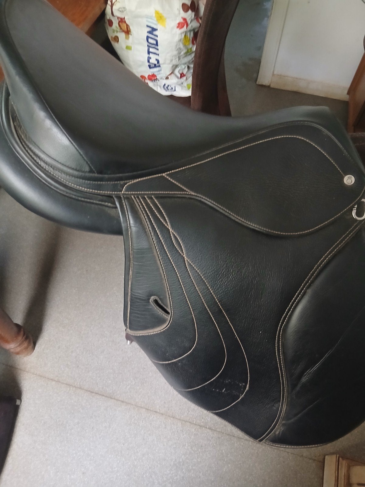 selle fouganza mixte avec housse, Dieren en Toebehoren, Ophalen, Zo goed als nieuw