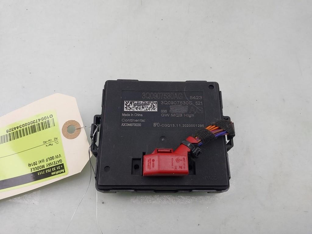 GATEWAY MODULE Golf VII Variant (AUVV) (|3Q0907530AG|), Auto-onderdelen, Elektronica en Kabels, Volkswagen, Gebruikt