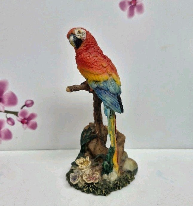 ❤️ Papegaai Beeldje 🦜, Ophalen of Verzenden, Vogel, Beeldje of Figuurtje