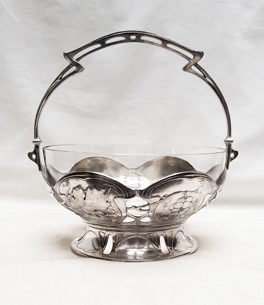 Art Nouveau Fruitschaal - Minerva., Ophalen of Verzenden