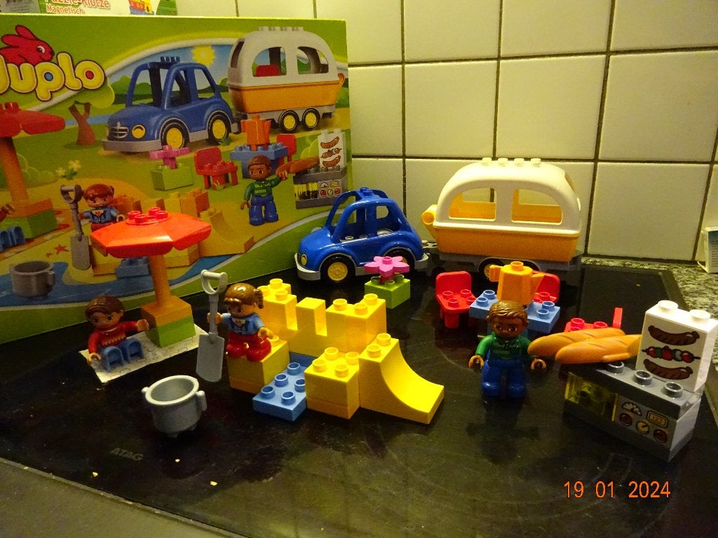 DUPLO 10602 Kampeer Avontuur*VOLLEDIG*PRIMA STAAT*, Kinderen en Baby's, Ophalen of Verzenden, Duplo