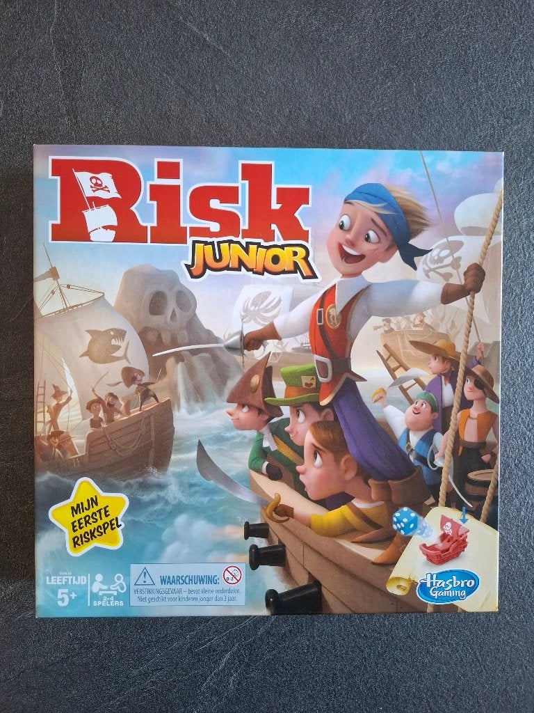 Risk Junior 5+, Ophalen, Zo goed als nieuw, Hasbro gaming