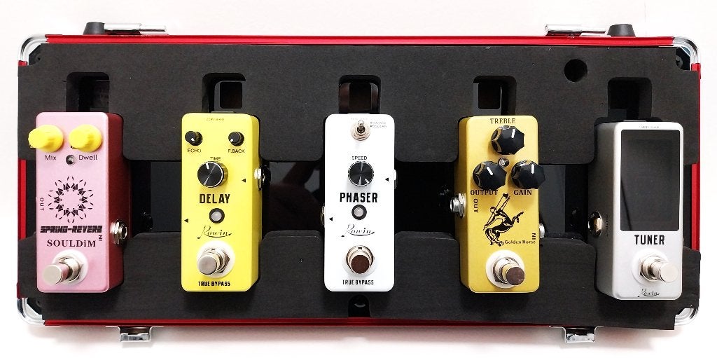 Étui à pédales pour 5 mini-pédales d'effets de guitare, Enlèvement ou Envoi, Neuf, Autres types