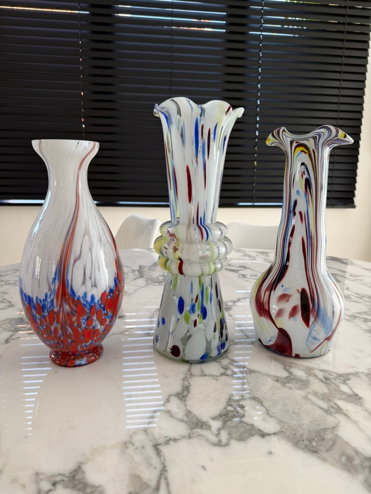 Murano vazen., Ophalen