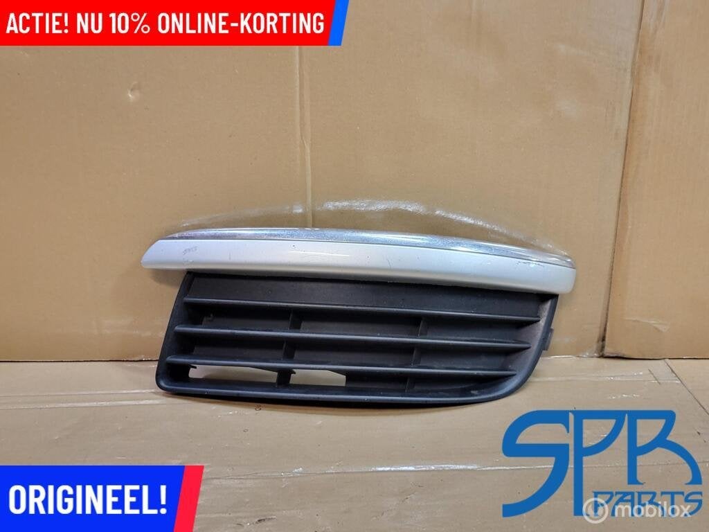BUMPERROOSTER LINKSVOOR LA7W GOLF 5 V VARIANT JETTA 5 GRILLE, Gebruikt, VOLKSWAGEN, Volkswagen, Ophalen of Verzenden