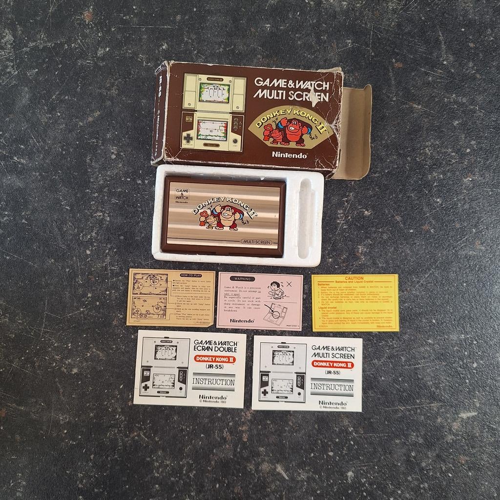 Jeu et montre Nintendo : Donkey Kong II (JR-55, 1983), Enlèvement ou Envoi