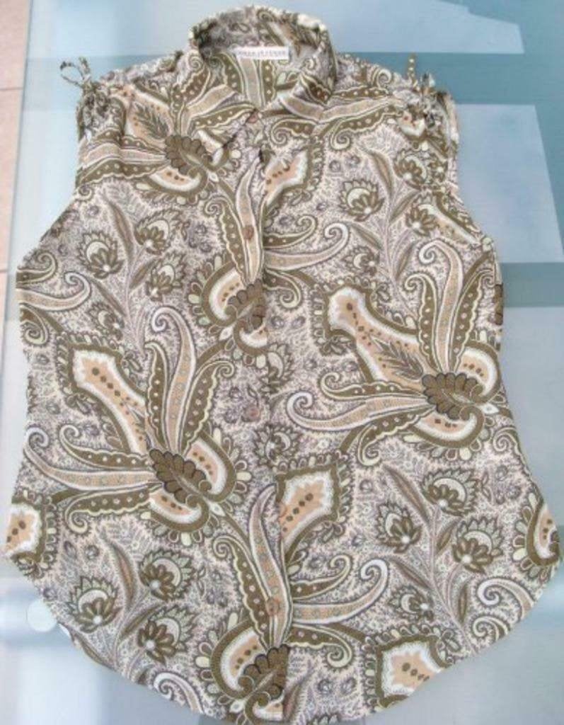 Fleurige blouse van C&A maat 36-38, Kleding | Dames, Bruin, Ophalen of Verzenden, Maat 36 (S), Gedragen