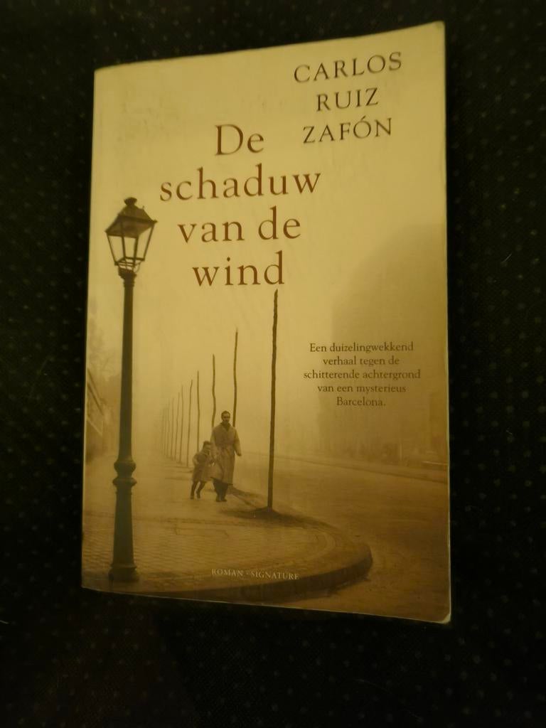 Carlos Ruiz Zafon — De schaduw van de wind, Ophalen of Verzenden
