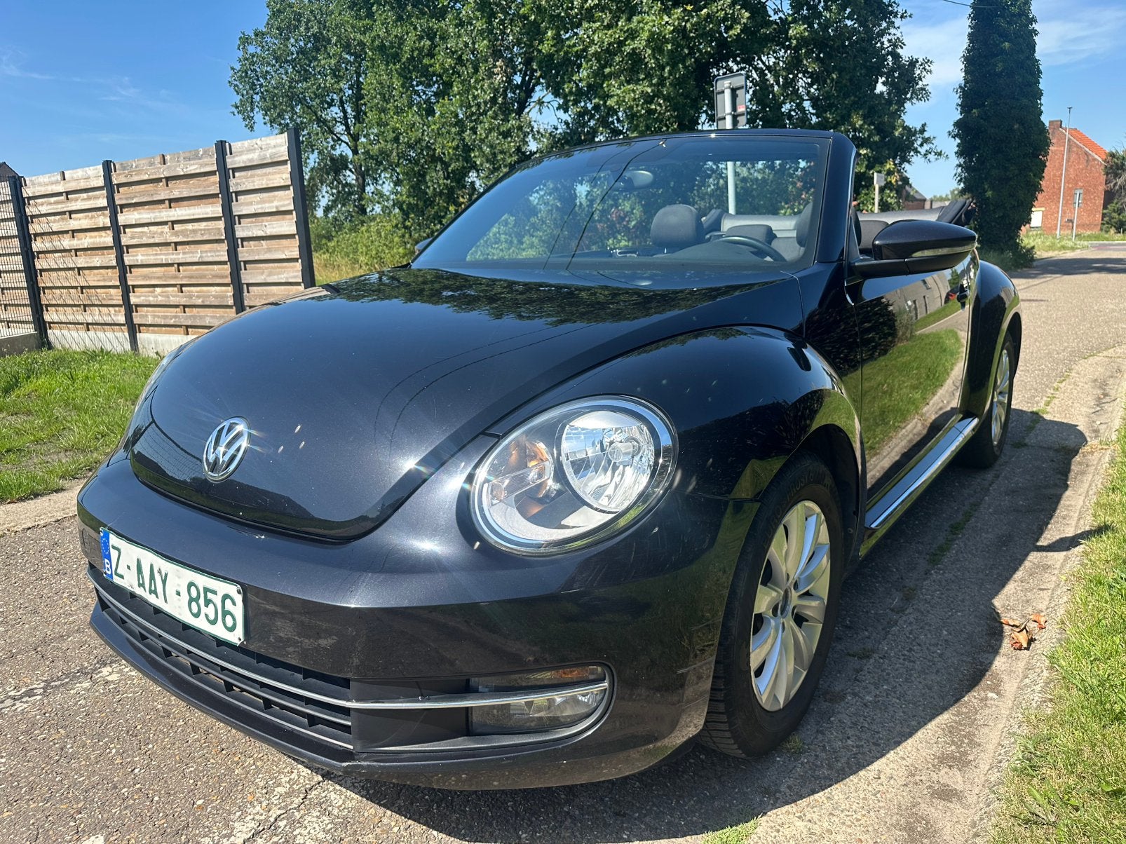 VW BETEEL CABRIOLET, Auto's, Voorwielaandrijving, Stof, 4 cilinders, Zwart