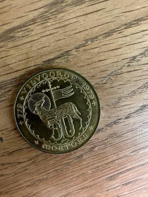 munt coin Vilvoorde moetoen, Ophalen, Losse munt