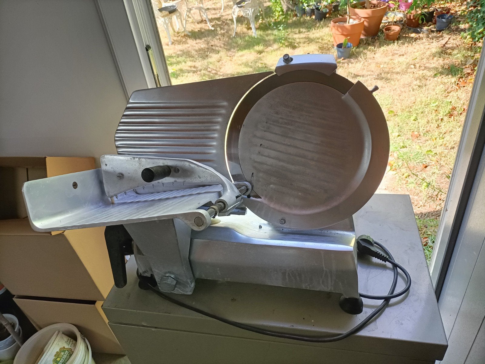 Beckers snijmachine, Zakelijke goederen, Horeca | Keukenapparatuur, Ophalen, Gebruikt, Bakkerij en Slagerij
