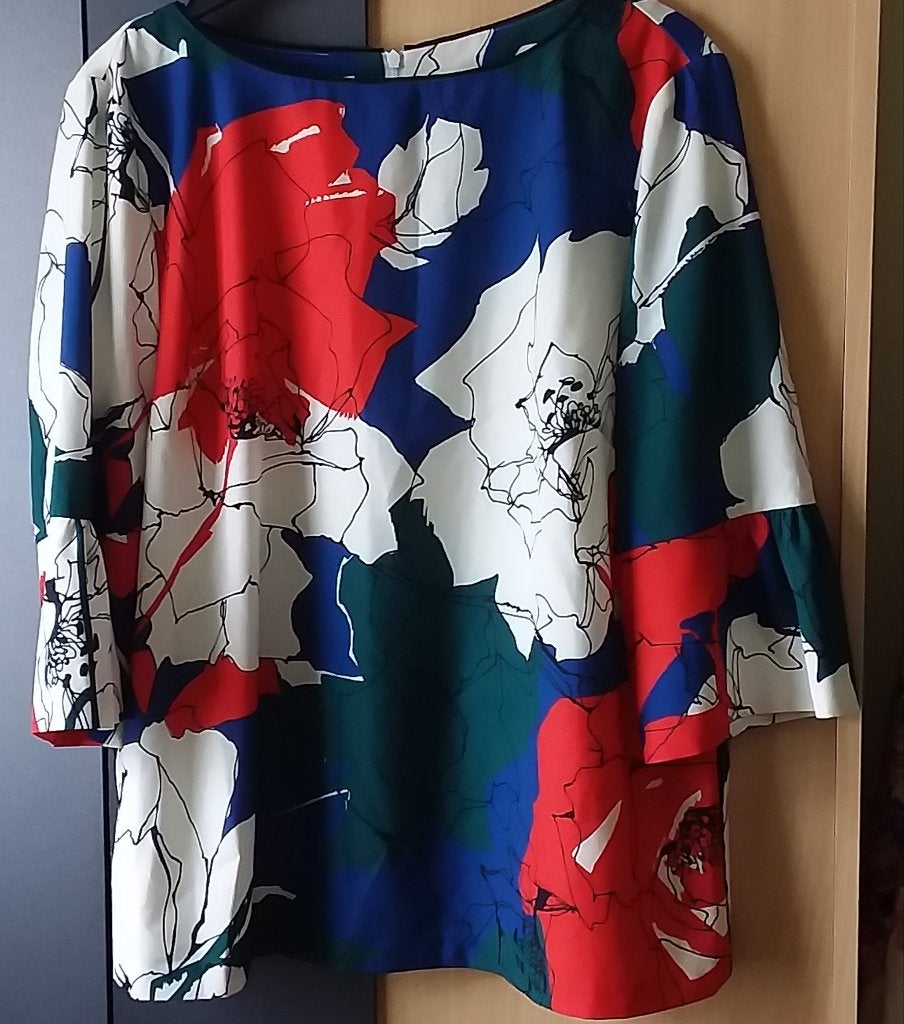 BLOUSE MAYERLINE, T.44-46, Kleding | Dames, Blouses en Tunieken, Ophalen of Verzenden
