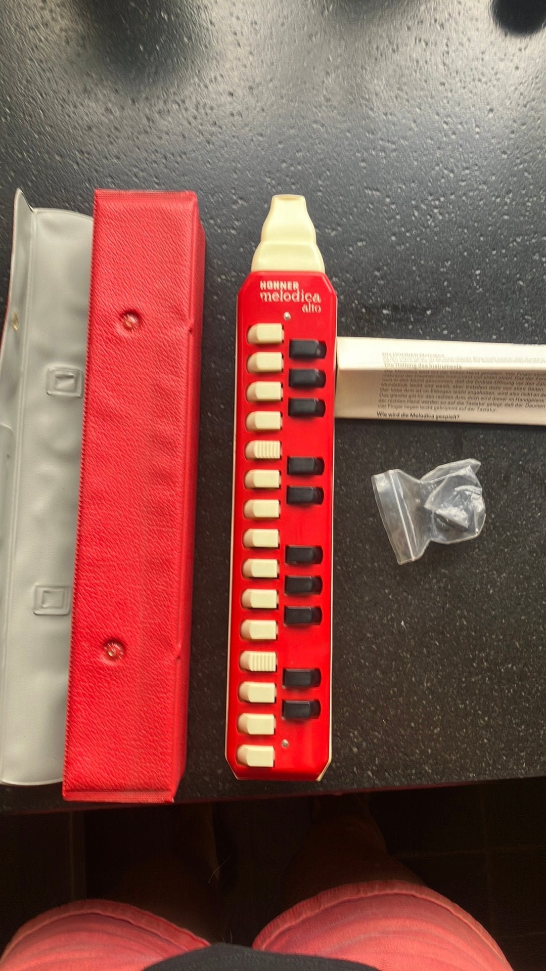 Vintage Melodica Hohner Alto in originele case - perf staat, Muziek en Instrumenten, Verzenden, Zo goed als nieuw