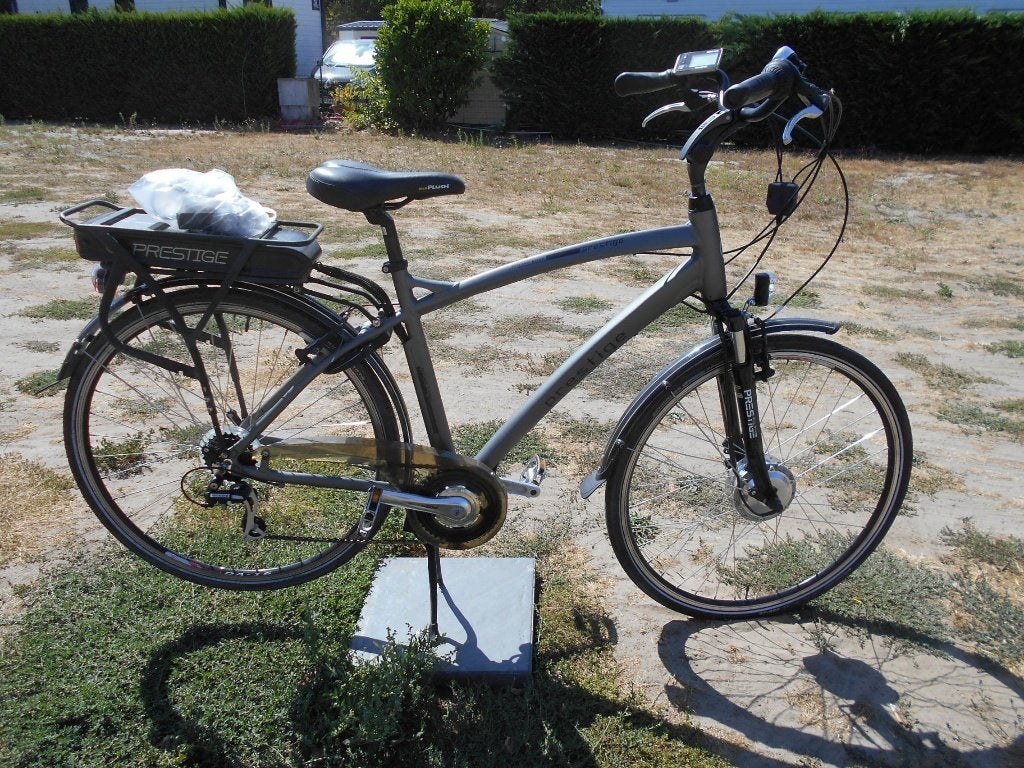 Te koop E bike heren PRESTIGE maat 54 7speed in goede staat, Fietsen en Brommers, Elektrische fietsen, Zo goed als nieuw, 51 tot 55 cm
