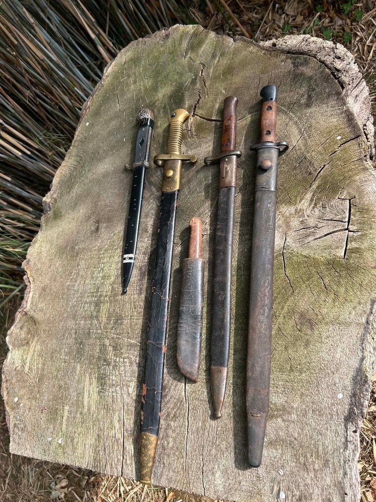 Bajonetpartij wo1 ww2, Verzamelen, Militaria | Tweede Wereldoorlog, Ophalen of Verzenden, Overige soorten