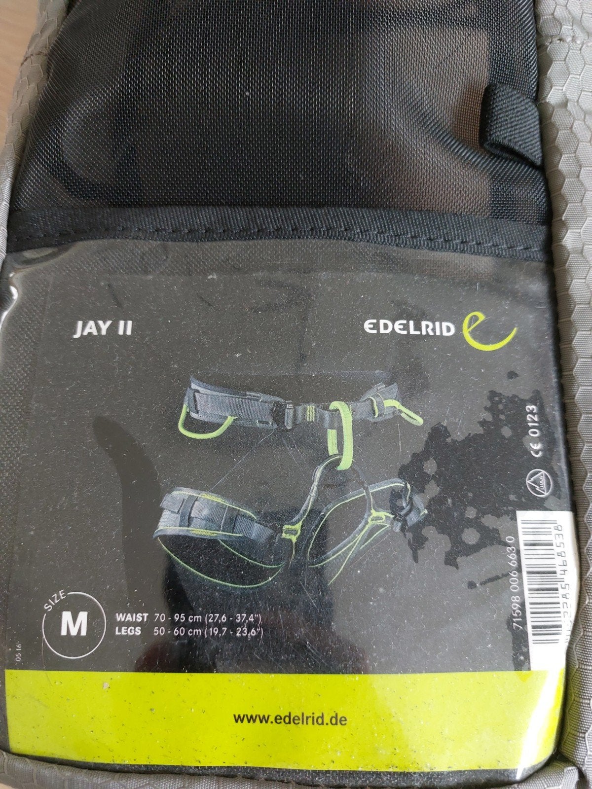 Edelrid klimgordel Jay II M, Sports & Fitness, Enlèvement, Utilisé, Accessoire d'escalade