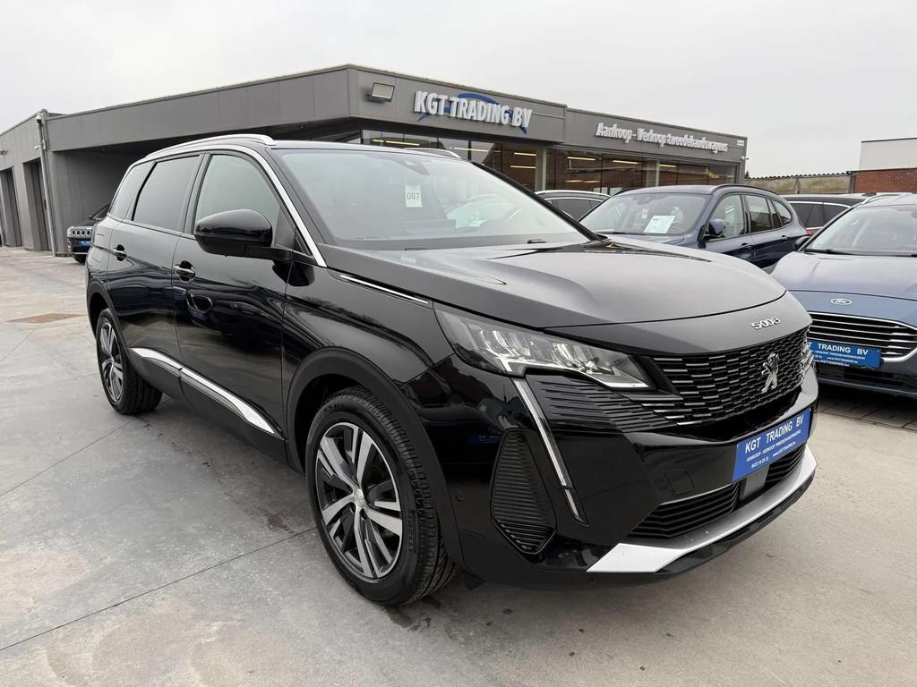 Peugeot 5008 1.2i 130PK FACELIFT 7 ZIT NAVI LEDER CAMERA LED, Auto's, 116 g/km, Gebruikt, Leder, Handgeschakeld