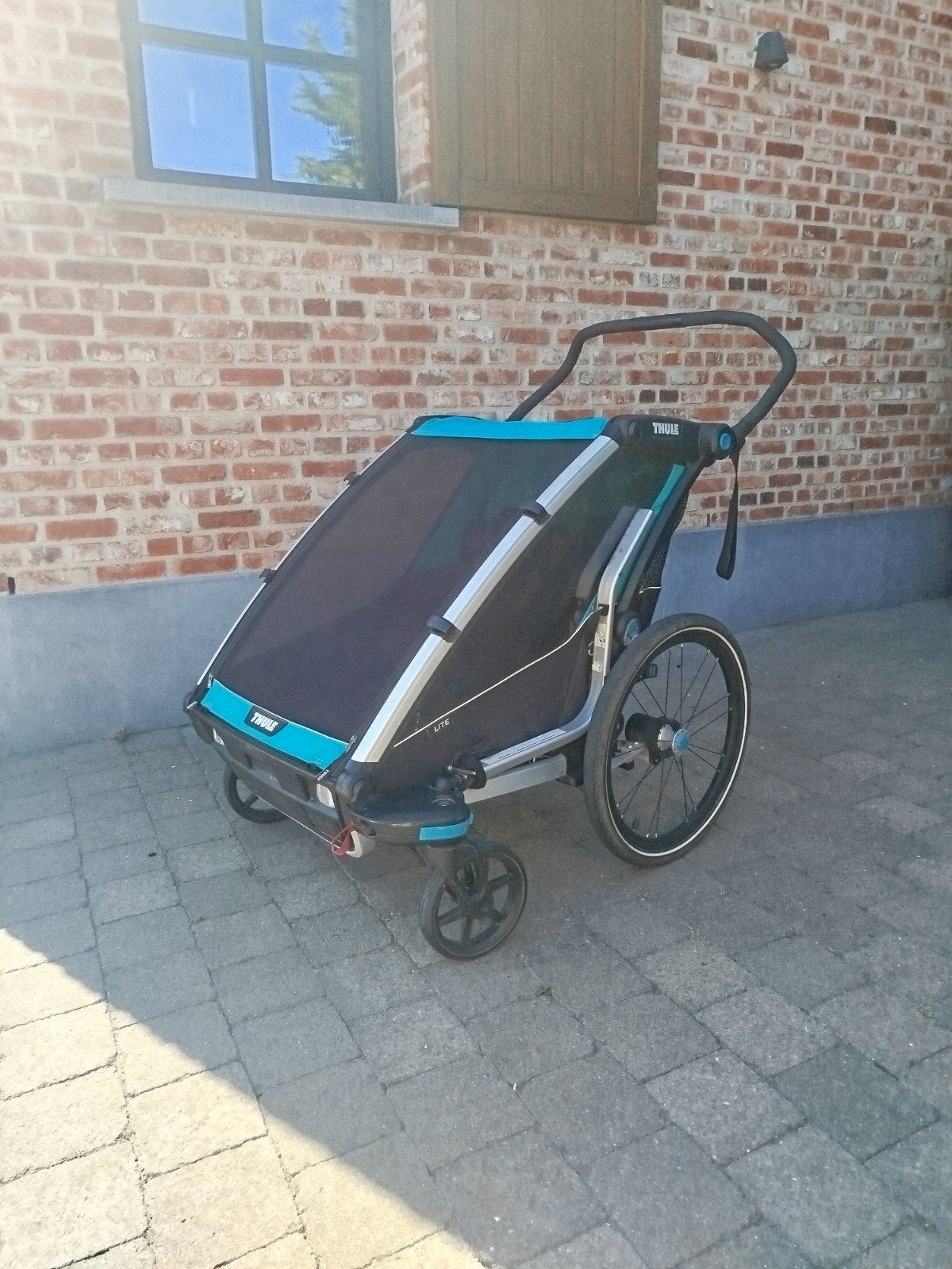 Thule Chariot lite 2 - Fietskar en wadelwagen met babysling, Ophalen