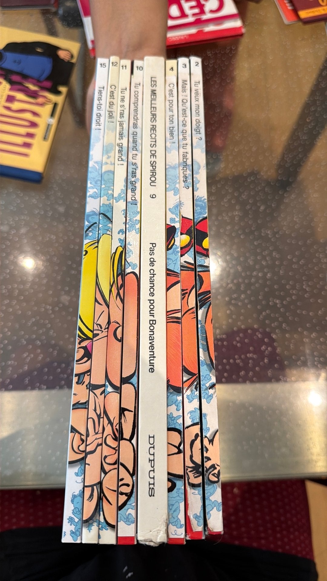 Lot de 8 BD Le Petit Spirou, Enlèvement, Comme neuf