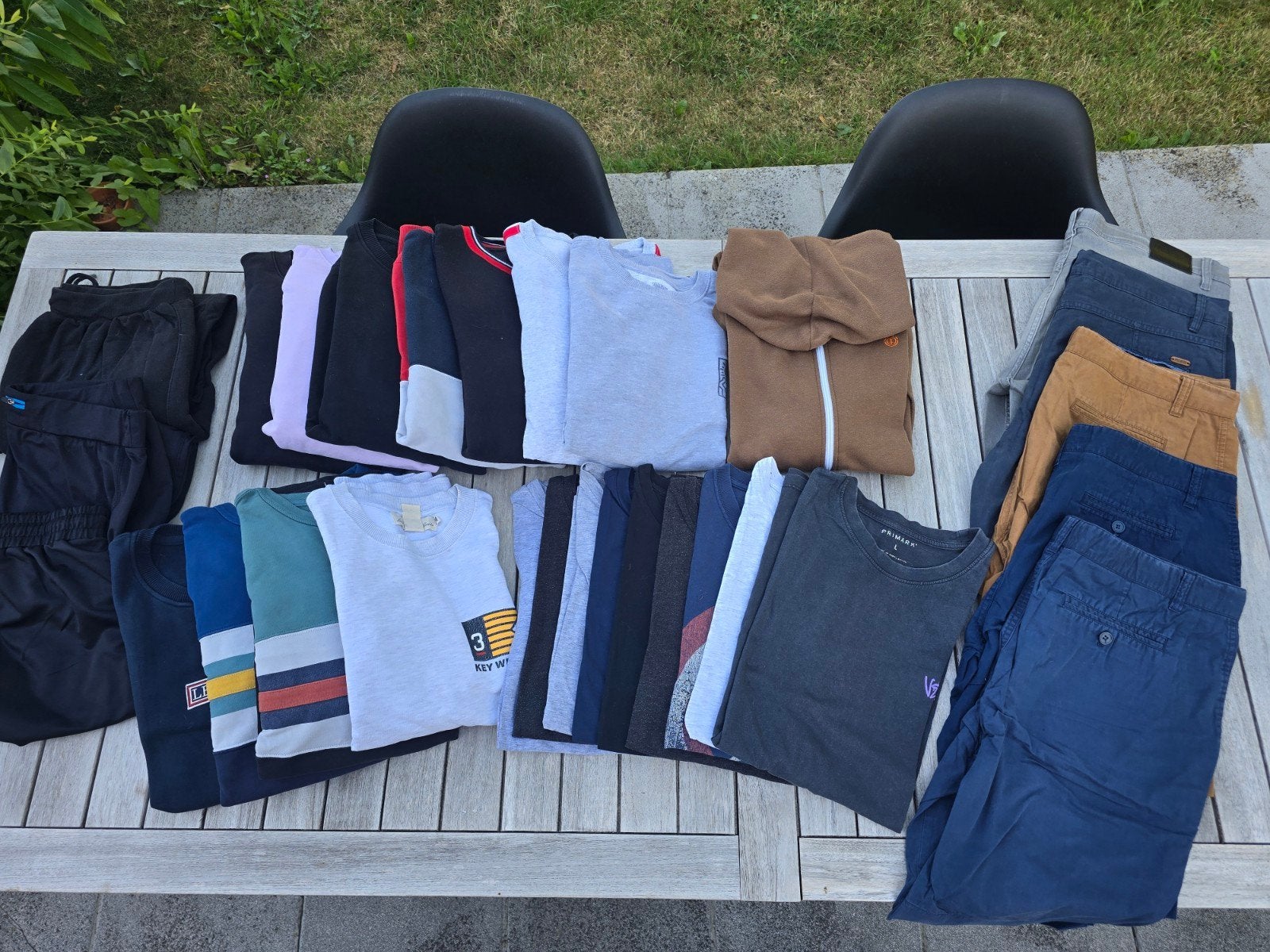 Pakket met 29 stuks MANNENkledij maat Large, Kleding | Heren, Heren-kledingpakketten, Ophalen of Verzenden, Gedragen, Maat 52/54 (L)