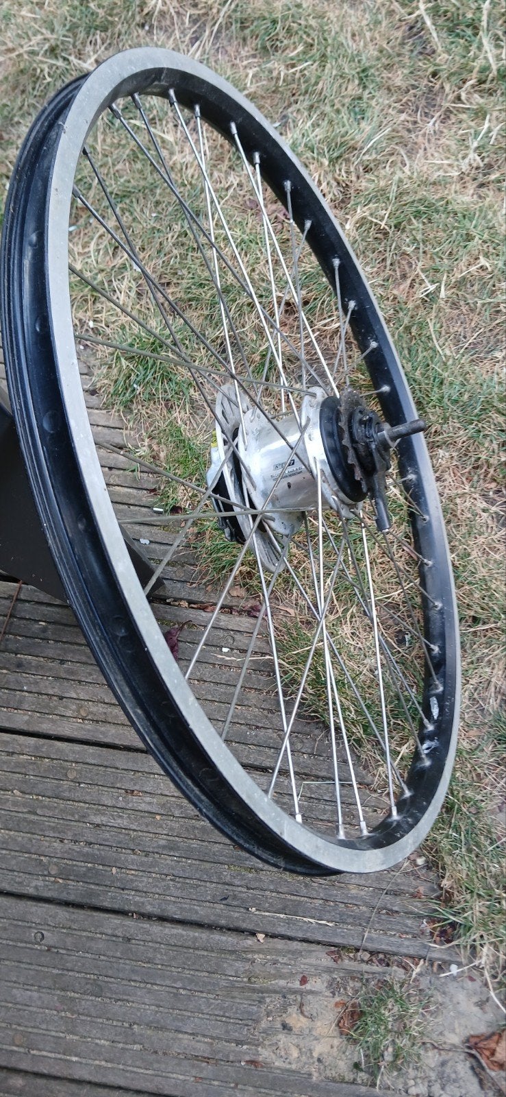Stevig bakfiets achterwiel 26 inch –Nexus 7 naaf, Ophalen, Gebruikt